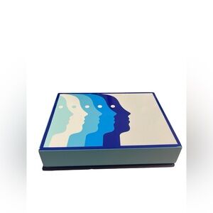 HTF Jonathan Adler Atlas Playing Cards Set in Lacquer Finished Box Mod  READ